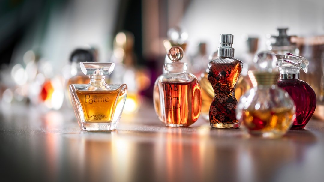 Different fragrance bottles compared by concentration